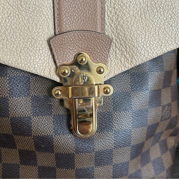 Louis Vuitton Brown and Beige Clapton Checkered Backpack - Picture 5 of 17